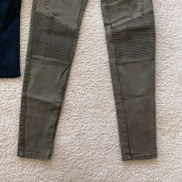 Wish List Jeans Olive Colored Jeans - Picture 4 of 8